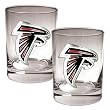 Atlanta Falcons 2pc 14oz Rocks Glass Set - Primary logo NFL Football