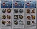 Lego City HandiWork Embossed 3D Stickers Set of 3 Police, Fireman, Construction Worker