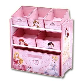 Disney Princess Multi-Bin Toy Organizer