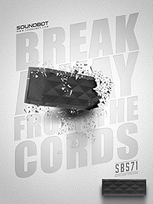 SoundBot&Acirc;&reg; SB571 Bluetooth Wireless Speaker for 12 hrs Music Streaming &amp; Hands-Free Calling w/ 6W + 6W 40mm Driver...