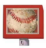 Oopsy Daisy Fine Art for Kids NL428AC Vintage Baseball Night Light