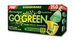 Perf Go Green TT13  13-Gallon Dispenser Tall Kitchen Bag With Handles, 12-Count Boxes (Pack of 4)