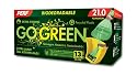 Perf Go Green TT13 13-Gallon Dispenser Tall Kitchen Bag With Handles, 12-Count Boxes (Pack of 4)