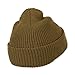 Solid Plain Watch Cap Beanie - Dk Brown