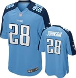 Chris Johnson Jersey Home Blue Game Replica #28