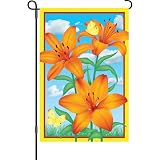 12in Garden Flag Tiger 
