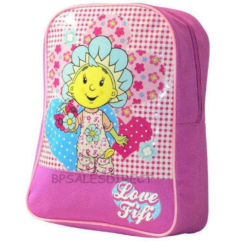 Fifi And The Flower Tots Love Backpack, Zipped, Love Fifi Picture, Pink/blue