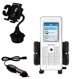 Netgear Skype Phone SPH101 Car Cup Holder with Car Charger - Uses Gomadic TipExchange