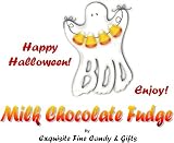 BOO Halloween Milk Chocolate Fudge Box
