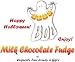 BOO Halloween Milk Chocolate Fudge Box