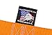 PowerTye 1.5in x 7ft Ergonomic Locking Ratchet Straps with Heavy-Duty S-Hooks - Made in USA - 1,000 lb. Working Load Limit / 3,000 lb. Breaking Strength - Orange (Pair)
