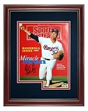 Nolan Ryan Autographed Texas Rangers (4/15/91) Deluxe Framed Sports Illustrated Magazine
