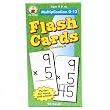 CARSON-DELLOSA PUBLISHING Multiplication Facts 0-12 Flash Cards w/Round Corners, Two-Sided, 6x3, 94/Pack