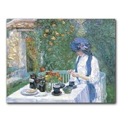 French Tea Garden - Box Set of 12 Greeting Cards and Patterned Envelopes