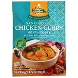 Asian Home Gourmet Singapore Chicken Curry Mix, Nonya, 1.75-Ounce Pouch (Pack of 12)