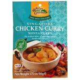 Asian Home Gourmet Singapore Chicken Curry Mix Nonya 1.75 Ounce Pouch Pack of 12 by 