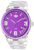 Adidas Women`s ADH2513 Nylon Cambridge 3 Hand Analog Purple Dial Watch
