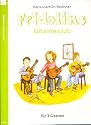 FRIDOLINS GITARRENCLUB Band 1 mit Bleistift -- 32 leichte und kurzweilige Spielst&uuml;cke f&uuml;r 3 Gitarren passend zur beliebten Gitarrenschule von Hans Joachim Teschner (Noten/sheet music)