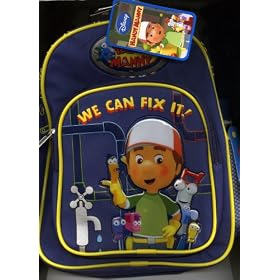 Handy Manny Mini Backpack With Water Bottle by