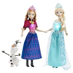 Disney Frozen / Die Eiskönigin Musical Magic Elsa & Anna Puppen Set