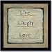 Live Laugh Love Bible Verse Gift Sign Art Print Framed