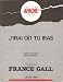 J'IRAI OU TU IRAS - France GALL - Chant/Piano/Accords feuillet