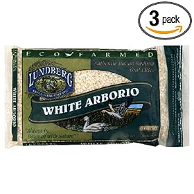 Lundberg White Arborio Rice, 32-Ounce Bags (Pack of 3)