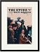 Black Framed/Matted Print 17x23, Etude - Soldiers at the USO Sing-a-Long