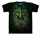 Green Man T-Shirt 100% Cotton Short Sleeve Shirt in Adult Sizes
