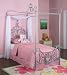 Princess Rebecca "Sparkle Silver" Canopy Twin Size Bed By Powell Furniture