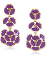 kate spade new york "Disco Pansy" Chandeliers Earrings