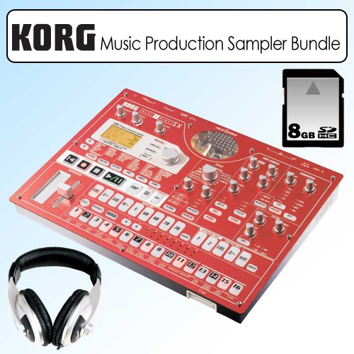 Korg ESX1SD Electribe Music Production Sampler Bundle