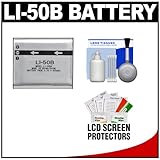 Power2000 LI-50B Rechargeable Battery with Cleaning Kit for Olympus SP-800, ....