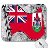 Mousepad - 9.25" x 7.75" Designer Mouse Pads - Design: Flag - Bermuda (MPFG-028)