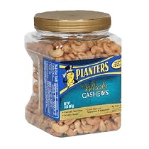 Planters Whole Cashews, 32-Ounce Units (Pack of 2)