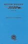 Austin-Healey 3000 Mk3 Owner Hndbk (Owners Handbook)