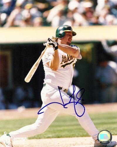 JASON GIAMBI OAKLAND ATHLETICS,A'S,SIGNED,AUTOGRAPHED 8X10,PHOTO,COA