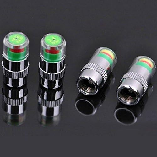 HAMIST 36 PSI Car Tyre Pressure Monitor Valve Stem Cap Sensor Indicator High Quality Copper 4Pcs