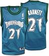 Kevin Garnett Blue Reebok NBA Replica Minnesota Timberwolves Youth Jersey