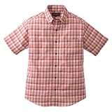 Eddie Bauer(エディー・バウアー) 半袖リネンコットンドビーパターンシャツ