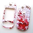 Pantech Matrix Pro C820 AT&T Snap On Protector Hard Case Image Cover Red Hearts