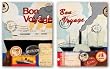 Bon Voyage Set by Celeste Peters 11"x14" Art Print Poster