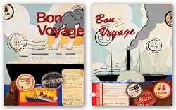 Bon Voyage Set by Celeste Peters 11"x14" Art Print Poster