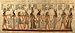 10 Egyptian Kings Gods Papyrus sheet 39x16 in 100x40CM