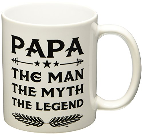 Papa Ceramic Coffee Mug - Funny Father's Day Gift For Dad And Grandpa - Great Birthday Present Idea For Parents - Novelty Cup