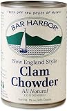 Bar Harbor All Natural New England Clam Chowder, 15-Ounce Cans (Pack of 6)