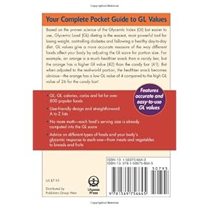 The Glycemic Load Counter: A Pocket Guide to GL and GI Values for over 800 Foods
