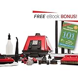 Sargent Steam&reg; Cleaner Cleaning System | Multi-Purpose, High Pressure, Dry Vapor Steamer Machine | Best for Commercial, Industrial, Home or Car Detail | Portable, Heavy Duty Cleaner | No Harsh Chemicals | Includes Attachments For Easy Cleaning