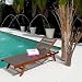 Teak & Mesh Fabric The Ultimate Sun Lounge - Color Iron-Gray Image