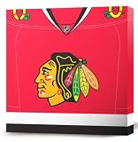 NHL Chicago Blackhawks Dark Jersey Canvas Print (12 x 12)